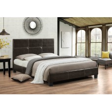 IF-130-E  Espresso PU Queen Size bed (online only)