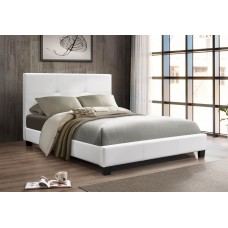IF-130-W White PU  King Size Bed (online only)