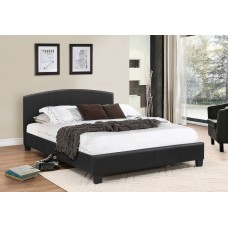 IF-133-B  Black PU Single, Double, Queen size bed.(Online only)