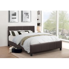 IF-176 Espresso PU Single, Double, Queen size bed. (Online only)