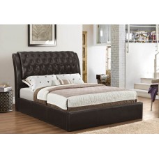 IF-186 Espresso PU Queen ,King size bed (Online only)