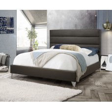 IF-5236 Grey PU Queen, King Size bed (Online only)