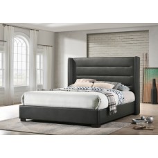 IF-5242 Grey PU Queen, King size bed (Online only)