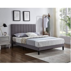 IF-5363 Adjustable Headboard Grey Fabric Double, Queen, King size bed. (Online only)