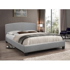 IF-5410 Grey Fabric Single, Double, Queen Bed. (online only)