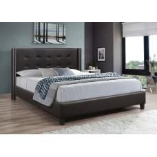 IF-5415 Brown PU Bed Double Size bed (online only)