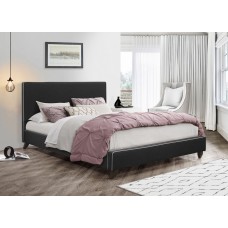 IF-5745 Charcoal Fabric Queen, King size bed (Online only)