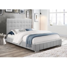 IF-5780  Grey Fabric Queen, King size bed. (Online only )
