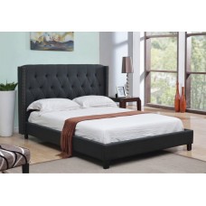 IF-5800 Charcoal Linen Double, Queen, King size Bed. (Online only)