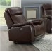 IF-8019 3pc Power Recliner Sofa Set .Brown Genuine Leather/Match. (Online only)