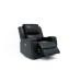 IF-8032 3 Pcs. Power recliner Sofa Set. Black Leather Gel. (Online only)