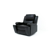 IF-8032 Power Recliner Arm Chair. Black Leather Gel. (Online only)