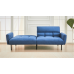 IF-8040 Soft Blue Fabric Sofa bed.(Online Only)