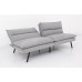 IF-8070 Sofa Bed with Soft Grey Fabric.(Online only) 
