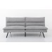 IF-8070 Sofa Bed with Soft Grey Fabric.(Online only) 