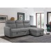 IF-9027  Grey Fabric Sofa bed Reversible Sectional (Floor Model)
