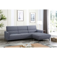IF-9231 RHF Grey Fabric With Right Hand Facing Chaise (Online Only)