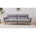 IF-8041 Soft Grey Fabric Sofa Bed ( Floor Model)