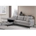 IF-9060 Grey Fabric Pull-Up Storage LHF Sectional sofa (Online only) 