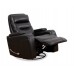 IF-6310 Recliner Chair. Soft Black PU.(Online only)