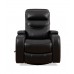 IF-6310 Recliner Chair. Soft Black PU.(Online only)