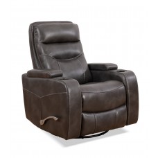 IF-6312 Recliner Chair. Soft Grey PU.(Online Only)