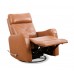 IF-6331 Recliner Chair. Soft Brown Leather Match.(Online Only)