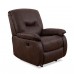 IF-6351 Recliner Chair.Brown Elephant Skin Fabric.