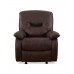 IF-6351 Recliner Chair.Brown Elephant Skin Fabric (online only)