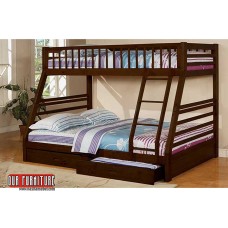 B-117-E  TWIN/FULL BUNK BED (EXCLUSIVE ONLINE SALE !)