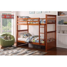 B-121-H  TWIN/TWIN BUNK BED (ONLINE ONLY)