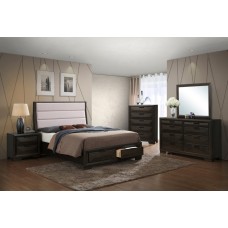 Emma 8 Pcs. Bedroom Set. Queen, King size bed. (Online Only)