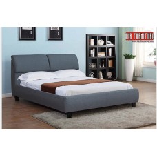 IF-193-G Grey Fabric Double, Queen size bed (Online only)