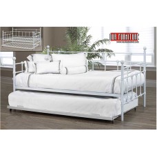 IF-316 WHITE METAL FRAME DAY BED  (EXCLUSIVE ONLINE SALE !)