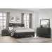 Ava Grey lacquer finish Double, Queen, King size bed. (Online only)