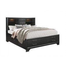Ava Grey lacquer finish Double, Queen, King size bed. (Online only)