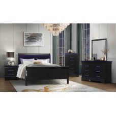 Isabella Bedroom set 6 pcs. with Double, Queen, King size bed (Online only)