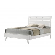 Mia White Queen, King size bed (Online only)