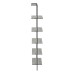 I 3681 Bookcase, Shelf Ladder Grey/Black Metal (Online Only)