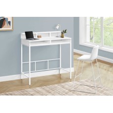 A-1077 Computer Desk White/ White Standing Height (Online Only)