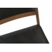 A-0131 Dining Chair 40" H Brown Walnut/ Dark Brown PU (Online only)