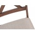 A-1131 Dining Chair Brown Walnut/ Beige Fabric (Online Only)