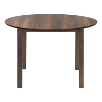A-6131 Brown Walnut Veneer 48" Dia. Dining Table (Online Only)