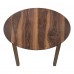 I 1316 Brown Walnut Veneer 48" Dia. Dining Table (Online Only)