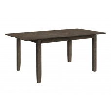 A-5731 Dining Table Grey Veneer 36" x 72"/ 18" Extension panel (Online Only)