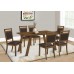 A-5131 Dining Table Brown Walnut Veneer/ 36" x 60" (Online Only)