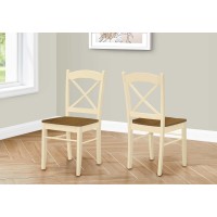 I 1325 Dining Chair 36" H Cream Oak. SET OF 2 CHAIRS. (Online only)