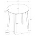 I 1326 Dining Table -30"Dia/Cream Oak Veneer Top (Online Only)