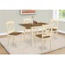 I 1327 Dining Table-30" x48" Cream/Oak Top 9" Drop Leaf (Online Only)