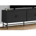 I 2733 TV stand-60" L Black with black Metal (Online Only)